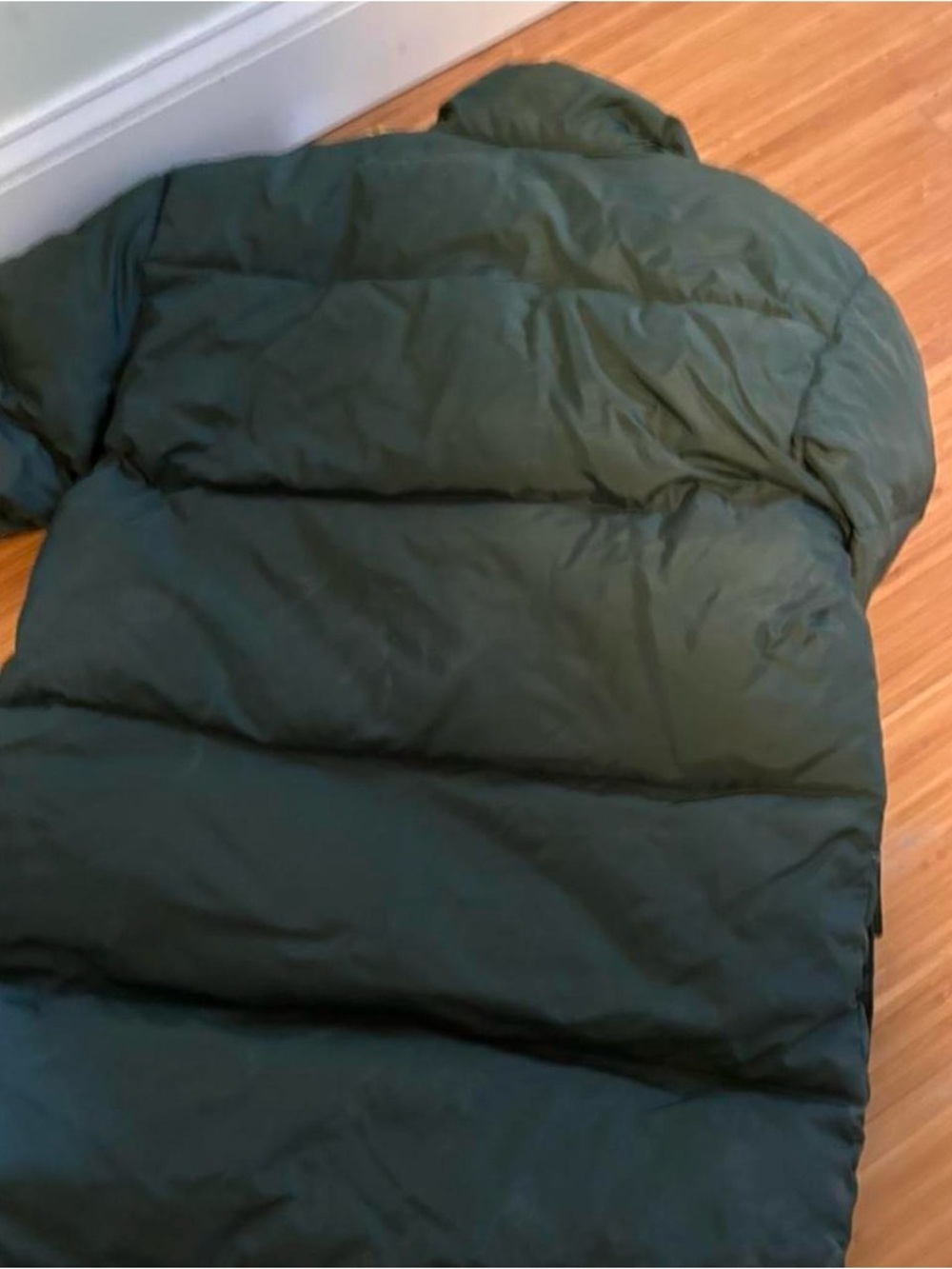 Dark out brook heavy 80s vintage Green Puffer Coat - Picture 4 of 6